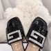 Gucci Patent Slide with Crystal G 551445 Black 2018