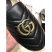 Gucci Leather Platform Espadrilles Black With Double G 2019