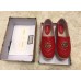 Gucci Leather Platform Espadrilles Red With Double G 2019