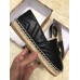 Gucci Leather Espadrilles With Double G 551890 Black 2019