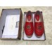 Gucci Leather Espadrilles With Double G 551890 Red 2019