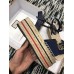 Gucci Crochet Espadrilles Sandals Navy Blue With Pearls Double G 2019