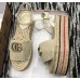 Gucci Crochet Espadrilles Sandals Nude With Pearls Double G 2019