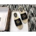 Gucci Leather Espadrilles Slides Sandals Black With Double G 573028 2019