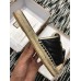 Gucci Leather Espadrilles Slides Sandals Black With Double G 573028 2019
