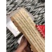 Gucci Leather Platform Espadrilles Slippers With Double G Red 2019