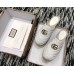 Gucci Leather Platform Espadrilles Slippers With Double G White 2019