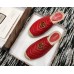 Gucci Leather Espadrilles Slippers With Double G 551881 Red 2019