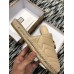 Gucci Leather Espadrilles Slippers With Double G 551881 Nude 2019