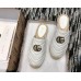 Gucci Leather Espadrilles Slippers With Double G 551881 White 2019