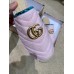 Gucci Chevron Raffia Espadrilles Slippers With Double G Pink 2019