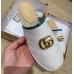Gucci Chevron Raffia Espadrilles Slippers With Double G White 2019
