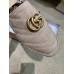 Gucci Chevron Raffia Espadrilles Slippers With Double G Nude 2019