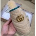 Gucci Chevron Raffia Espadrilles Slippers With Double G Nude/Turquoise 2019