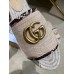 Gucci Chevron Raffia Espadrilles Slides Sandals With Double G 578554 Nude 2019