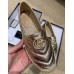 Gucci Glitter Espadrilles Gold With Crystal Double G 2019
