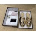 Gucci Glitter Espadrilles Slippers Gold With Crystal Double G 2019