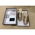 Gucci Glitter Espadrilles Slippers Gold With Crystal Double G 2019