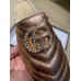 Gucci Glitter Espadrilles Slippers Pink Gold With Crystal Double G 2019