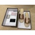 Gucci Glitter Espadrilles Slides Sandals Pink Gold With Crystal Double G 2019