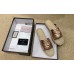 Gucci Glitter Espadrilles Slides Sandals Pink Gold With Crystal Double G 2019