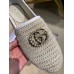 Gucci Double G Crochet Espadrilles Beige 2019