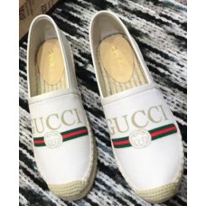 Gucci Logo Canvas Espadrilles‎ 525882 Off-white 2018