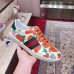 Gucci Web Ace Leather Strawberry Sneakers 387993 Ivory 2019