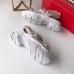 Gucci Leather And Mesh Sandals With Crystals 557471 White 2019