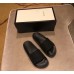 Gucci Logo Rubber Slide Sandals Black 2019