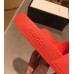 Gucci Logo Rubber Slide Sandals Orange 2019