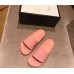 Gucci Logo Rubber Slide Sandals Pink 2019
