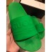 Gucci Logo Rubber Slide Sandals Green 2019