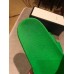 Gucci Logo Rubber Slide Sandals Green 2019