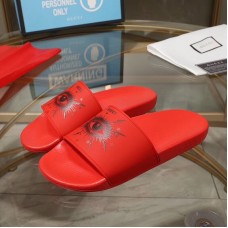 Gucci Logo Slide Sandals Eye Red 2019