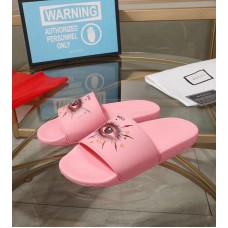 Gucci Logo Slide Sandals Eye Pink 2019
