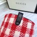 Gucci Zumi Tweed Knee Boots 577652 Check Red/White 2019