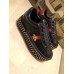 Gucci Ace Sneaker With Crystals 505995 Black 2017