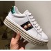 Gucci Ace Sneaker Pear Trim With Crystals White 2017