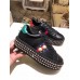 Gucci Ace Sneaker Pear Trim With Crystals Black 2017