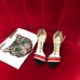 Gucci Heel 10.5cm ‎ Sandals With Crystals ‎493937 Black/White 2018