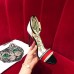 Gucci Heel 10.5cm ‎ Sandals With Crystals ‎493937 Black/White 2018