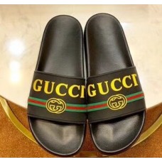 Gucci Yellow Logo and Web GG Slides 2019