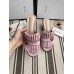 Gucci Suede 7.5/10cm Heel Slide Sandals ‎458051 Pink 2018