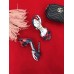 Gucci Leather Sandal with Web Bow 519483 Navy Blue 10cmHeel 2018