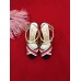 Gucci Stripes Sandal 10cm Heel Gold 2018