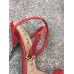 Gucci Braided Leather Sandal 522678 Red 2018