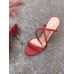 Gucci Braided Leather Sandal 522678 Red 2018