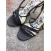 Gucci Braided Leather Sandal ‎512432 Black 2018