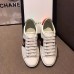 Gucci Ace Leather Low-Top Lovers Sneakers Green/Red Web Embroidered Bee WHITE 431942